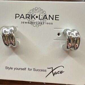 Park Lane Shiny Silver Earrings